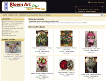 Tablet Screenshot of bloemart.com.hk
